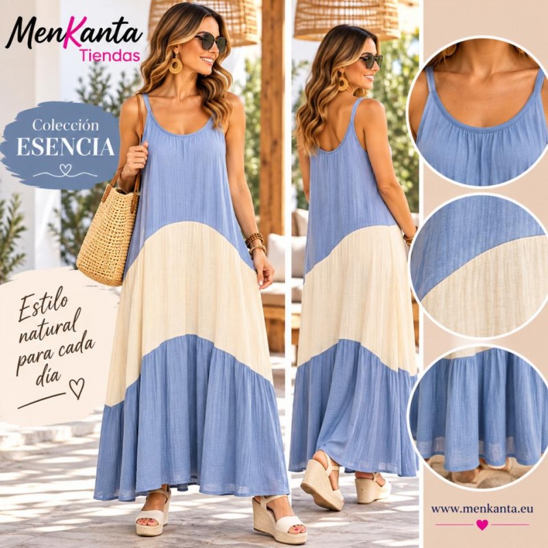 VESTIDO LAGRO ESENCIA TIRANTE FINO