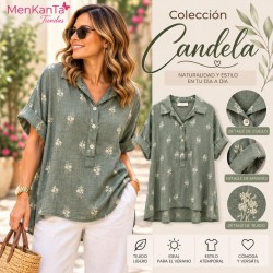 BLUSA CANDELA MANG CORTA 