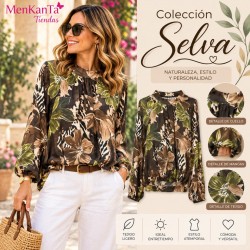 BLUSA SALVAJE MANGA LARGA GOMA