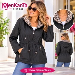 CHAQUETA PARKA NOE REVERSIBLE CON CAPUCHA