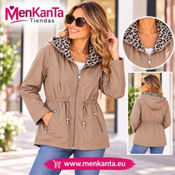 CHAQUETA PARKA NOE REVERSIBLE CON CAPUCHA