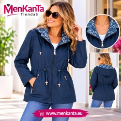 CHAQUETA PARKA ALBA REVERSIBLE CON CAPUCHA