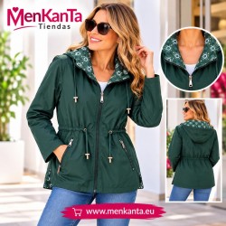 CHAQUETA PARKA ALBA REVERSIBLE CON CAPUCHA