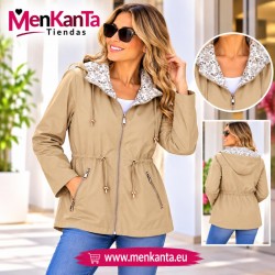 CHAQUETA PARKA ALBA REVERSIBLE CON CAPUCHA