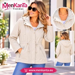 CHAQUETA PARKA PAULA REVERSIBLE CON CAPUCHA