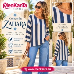 JERSEY ZAHARA MANGA LARGA CUELLO REDONDO