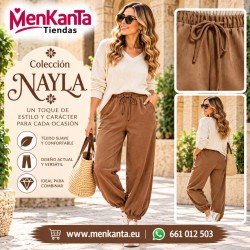 PANTALON NAYLA CON GOMA TOBILLOS