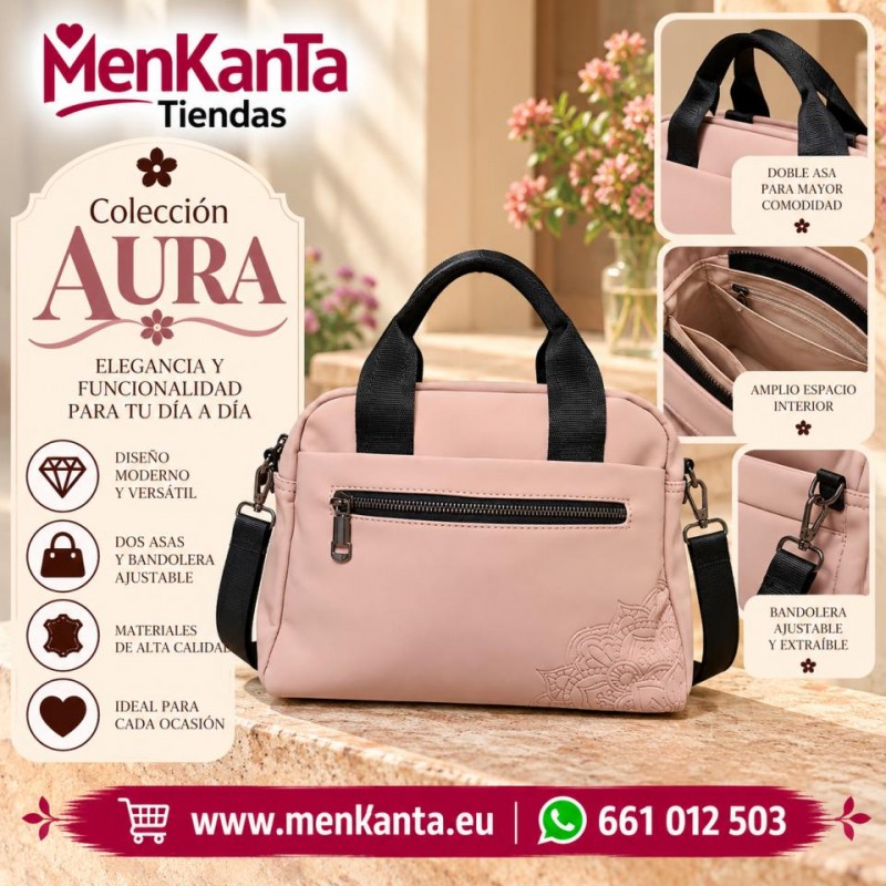 BOLSO AURA DOS ASAS CON BANDOLERA