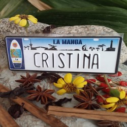 Placa Personalizada Cristina