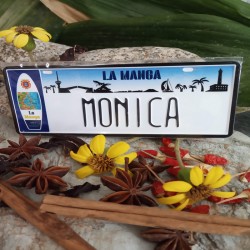 Placa Personalizada Monica