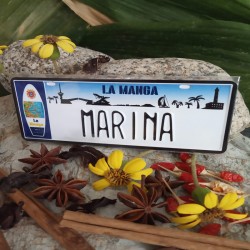 Placa Personalizada Marina