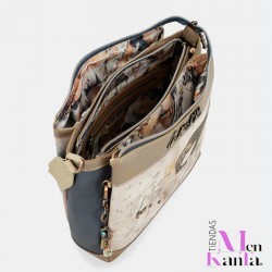 ANEKKE BOLSO BANDOLERA 3 COMP  MEMORIES  40803-039