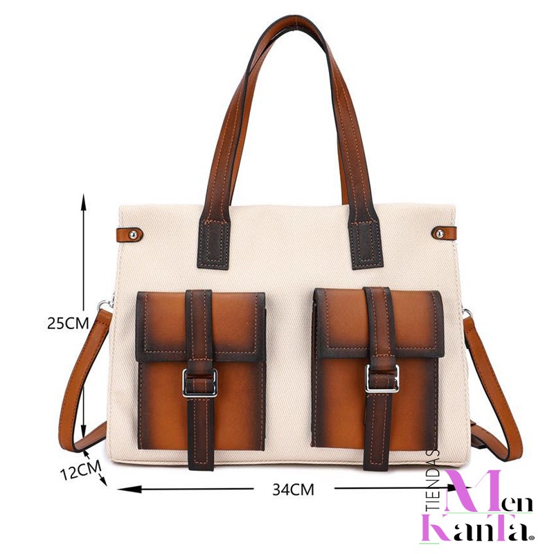BOLSO ELA BOLSILLOS DELANTEROS Y ASAS