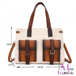 BOLSO ELA BOLSILLOS DELANTEROS Y ASAS
