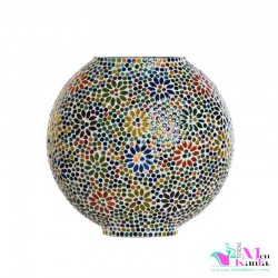 LAMPARA CRISTAL INDIA OVALADA  25 cm  LAMPARA SETA