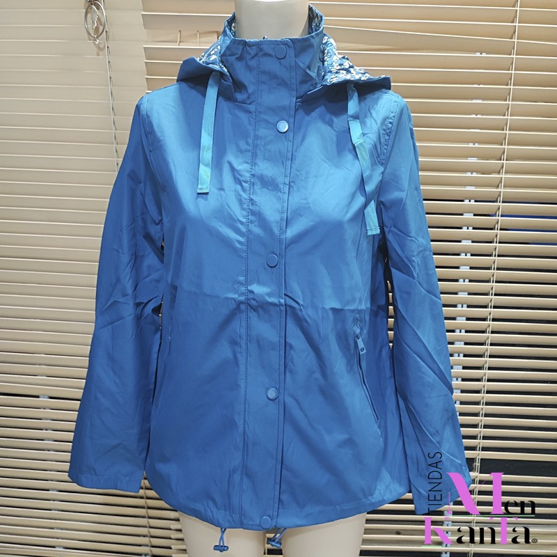 CHAQUETA PARKA DIANA MUJER REVERSIBLE CON CAPUCHA 