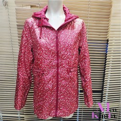 CHAQUETA PARKA EVA MUJER REVERSIBLE CON CAPUCHA 