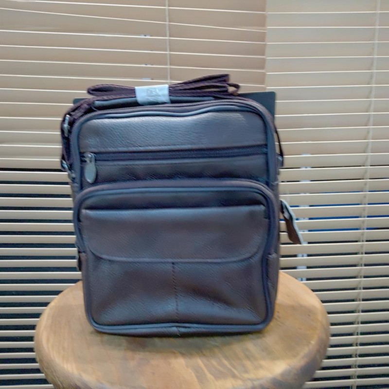 BOLSO BANDOLERA CABALLERO MARRON