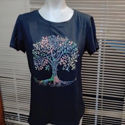CAMISETA ARBOL DE LA VIDA PIEDRAS MANGA CORTA