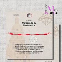 PULSERA 7 NUDOS VIRGEN DE LA FUENSANTA PLATEADA