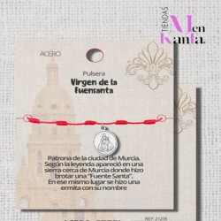PULSERA 7 NUDOS VIRGEN DE LA FUENSANTA PLATEADA I