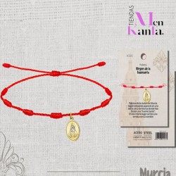 PULSERA 7 NUDOS VIRGEN DE LA FUENSANTA DORADA I