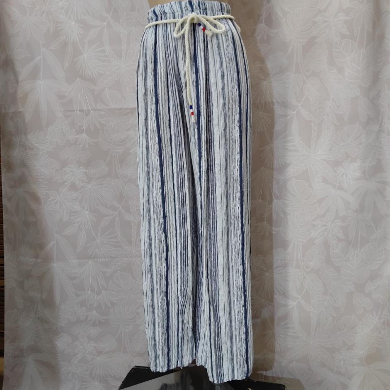 PANTALON RAYAS ANCHO CORDON 