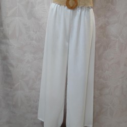 PANTALON YOLY LARGO CON CINTURON ELASTICO
