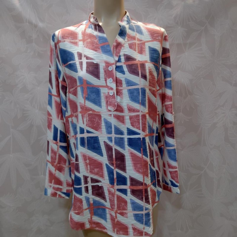 BLUSA PEPA CON BOTONES MANGA LARGA FRANCESA