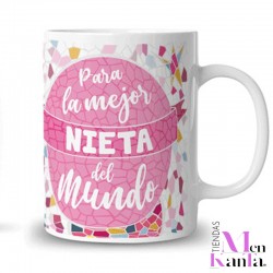 TAZA MEJOR NIETA FOTO LA MANGA