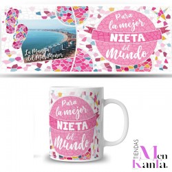 TAZA MEJOR NIETA FOTO LA MANGA