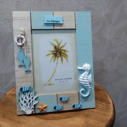 MARCO DECORACION MARINERA FOTO VERTICAL 13X18