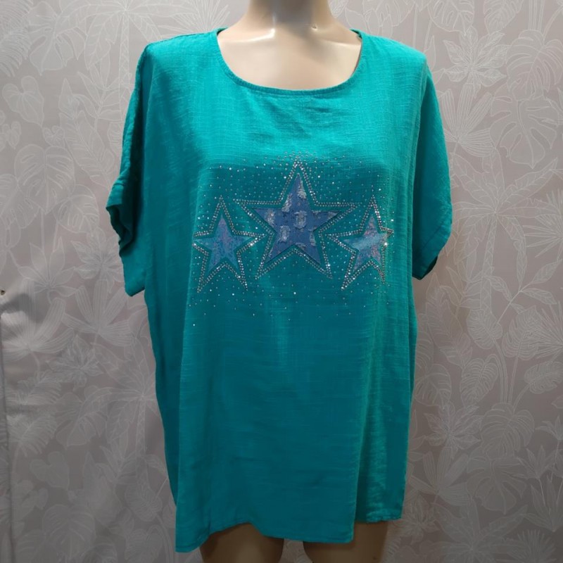 BLUSA ESTRELLA MANGA CORTA 