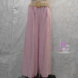 PANTALON DESI RAYAS LARGO CINTURON