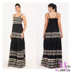 VESTIDO ESMERALDA TIRANTE COLECCION CARLA