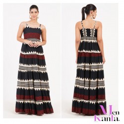 VESTIDO ESMERALDA TIRANTE COLECCION CARLA
