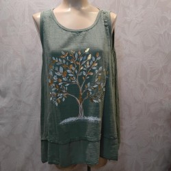 BLUSA SIN MANGA ARBOL
