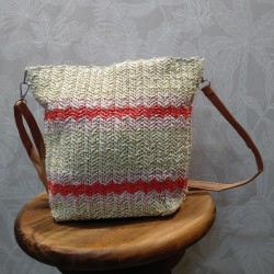 BOLSO BANDOLERA RAFIA