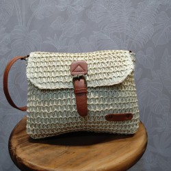 BOLSO BANDOLERA DIANA RAFIA