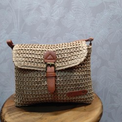 BOLSO BANDOLERA DIANA RAFIA