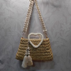 BOLSO ELY ASA CORAZON BANDOLERA BORDADA GD