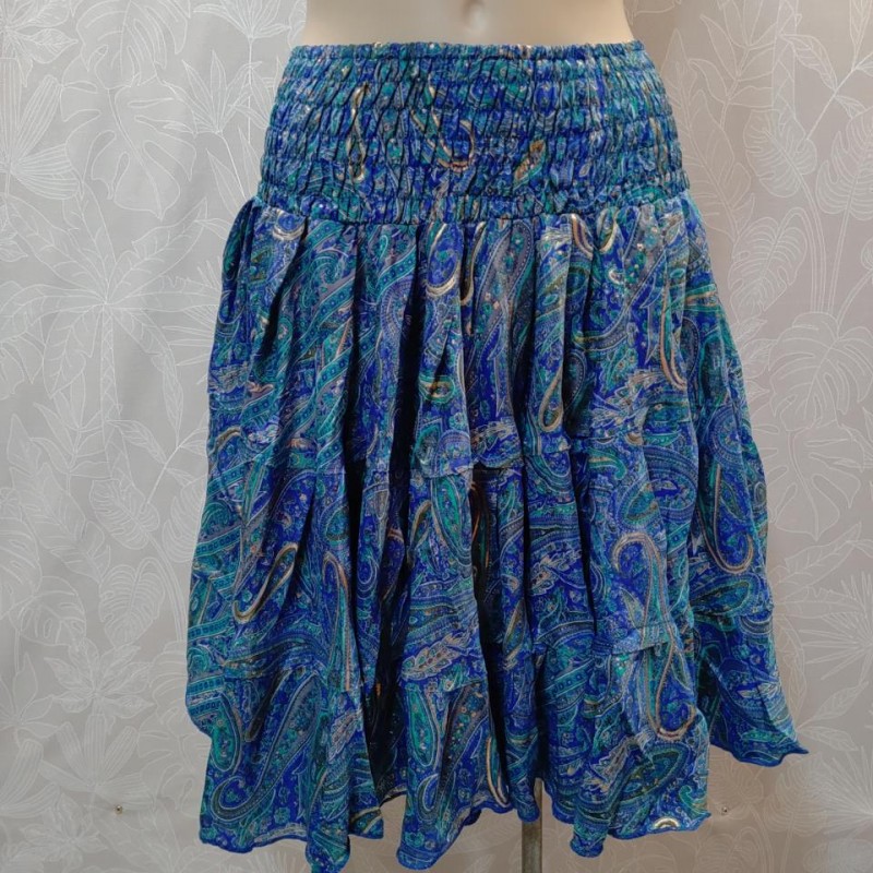 FALDA CORTA BOHO ETNICA