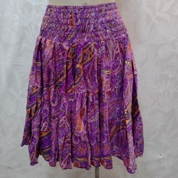 FALDA CORTA BOHO ETNICA