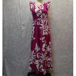 VESTIDO MARGARITA VOLANTE MANGA NIDO ABEJA PECHO