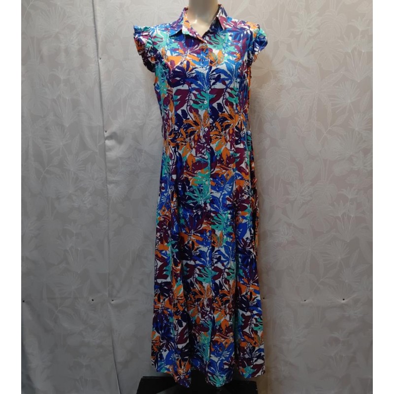VESTIDO CAMISERO LARGO EMMA 