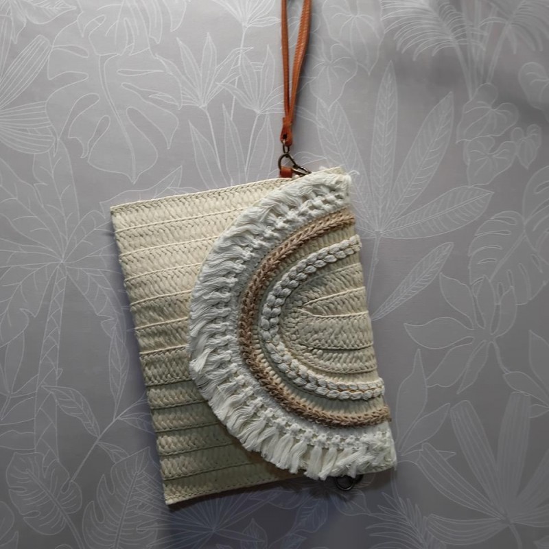 BOLSO DE MANO Y BADOLERA LUCI