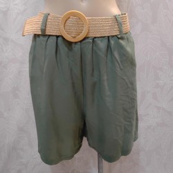 PANTALON CORTO I TIPO LINO CINTURON