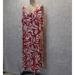 VESTIDO ESTAMPADO SIN  MANGA  T GRANDE