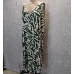 VESTIDO ESTAMPADO SIN  MANGA  T GRANDE