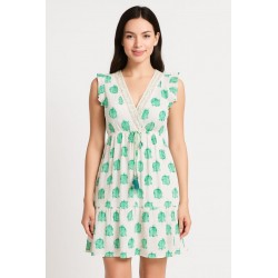 VESTIDO CORTO ALINA SIN MANG Y ESPALDA ABIERTA